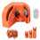 Multipurpose Drill Bit Grinding Sharpener, Drill Grinder Grinding Tool for Hss, Carbide, Twist Drill Bits, Cobalt Drill Bits Orange 1