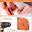 Multipurpose Drill Bit Grinding Sharpener, Drill Grinder Grinding Tool for Hss, Carbide, Twist Drill Bits, Cobalt Drill Bits Orange 3