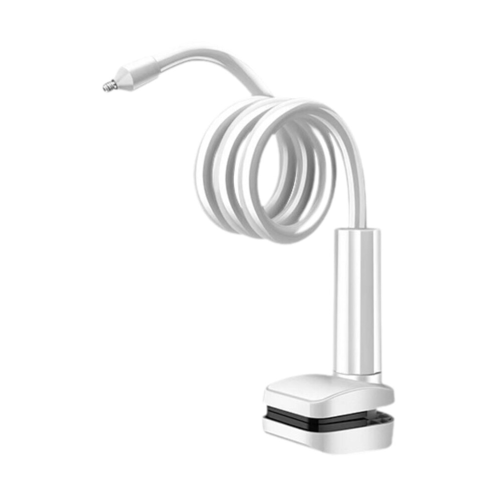 Flexible Clip Mount Mounting Bracket 360 Degree Rotatable Long Arm Antislip Clamp Camera Holder Rack For Office Bedroom Shelf, 1.1M White 820064737601