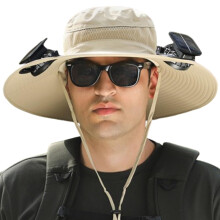 Solar Fan Hat for Fishing, Camping, Hiking, or Enjoying Any Outdoor Pursuit an Essential Accessory