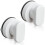 (White)2pcs Suction Cup Handle Drawer Glass Portable Mobility Handle Knobs 1