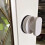 (White)2pcs Suction Cup Handle Drawer Glass Portable Mobility Handle Knobs 2