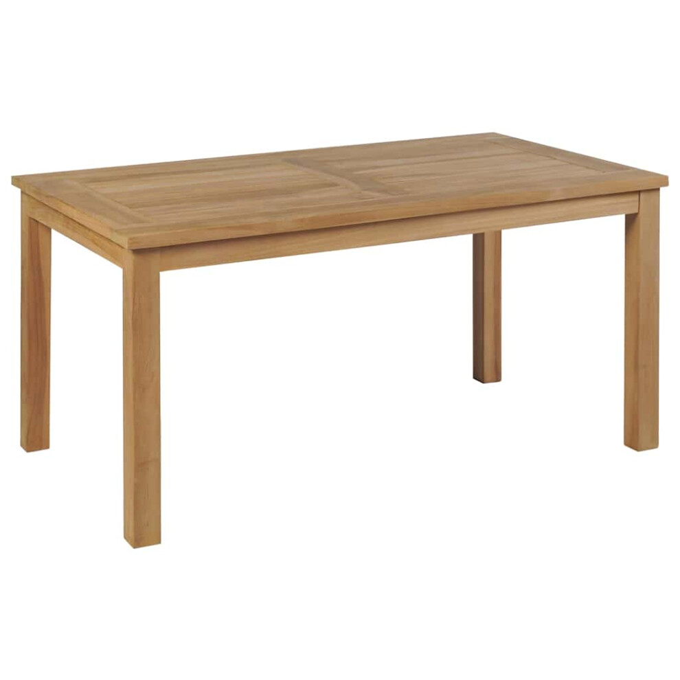 Vidaxl Solid Wood Teak Coffee Table 90X50x45cm Side End Vase Telephone Stand