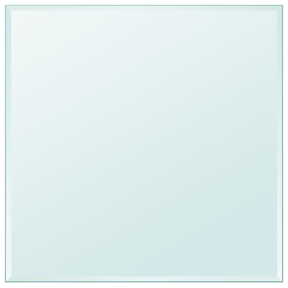 Vidaxl Tempered Glass Table Top 70X70 Cm - Square, 6 Mm Thick, Transparent, Durable Replacement