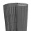 VidaXL vidaXL Gartenzaun Doppelseitig PVC 150 x 500 cm Grau 1