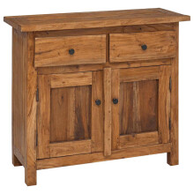 vidaXL Sideboard Storage Cupboard Side Cabinet Highboard Solid Mahogany Wood
