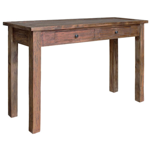 VidaXL vidaXL Console Table Hall End Table Accent Side Table Solid Mahogany Wood