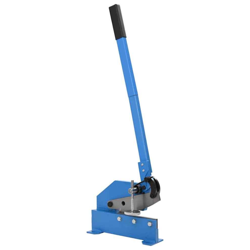Vidaxl Hand Lever Shear 200Mm Blue Rebar Metal Cutter Manual Shearing Machine 8718475591078