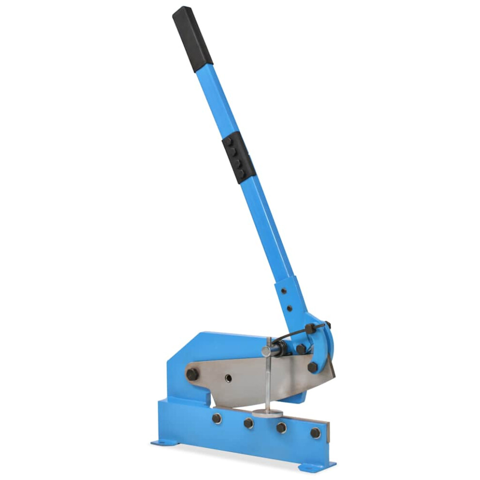 Vidaxl Hand Lever Shear 300Mm Blue Rebar Metal Cutter Manual Shearing Machine 8718475591085