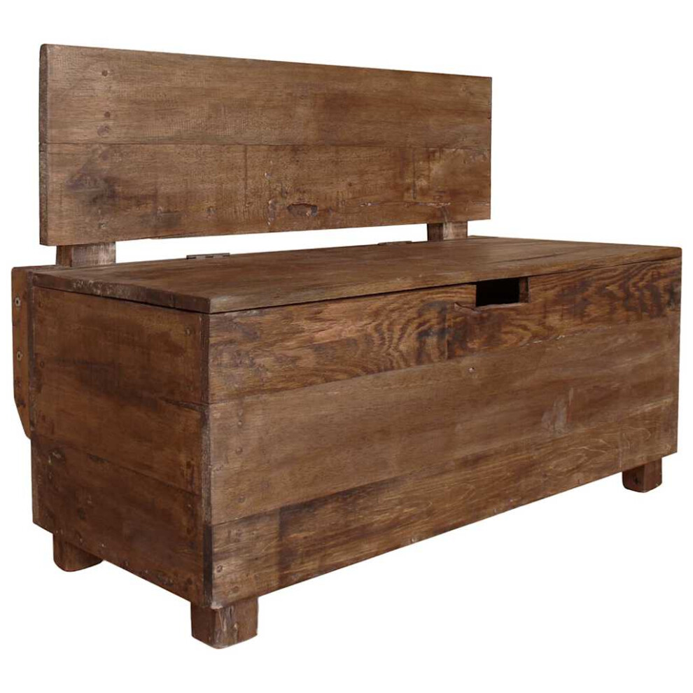 Vidaxl Bench Entryway Dining Bench Hallway Bench Seat Solid Mahogany Wood Brown