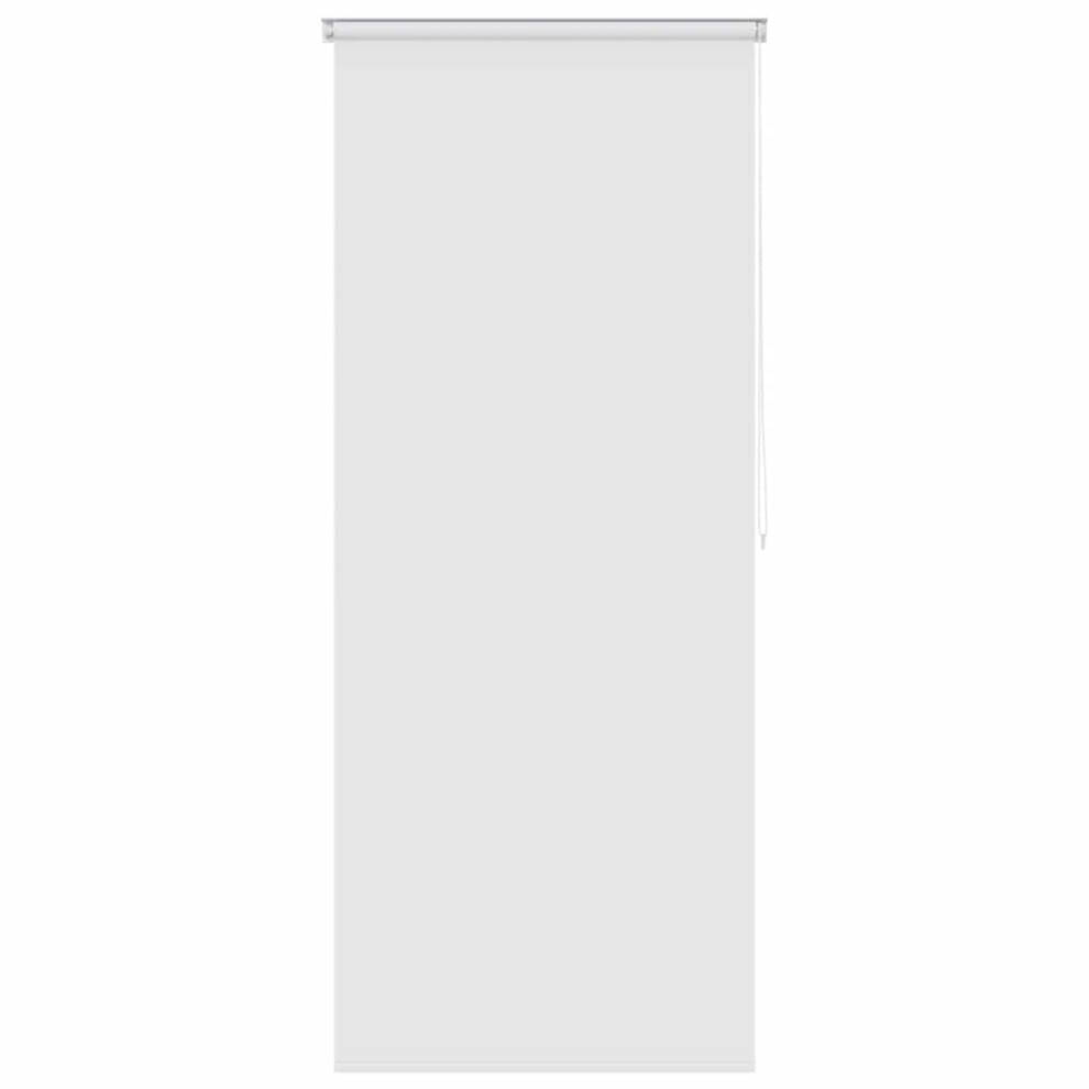 vidaXL Shower Curtain Roller Blind 100x240cm White Bathroom Accessory Divider