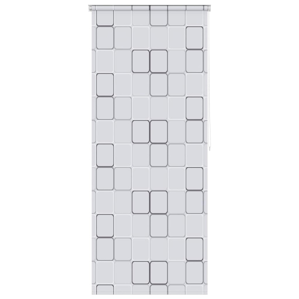 Vidaxl Shower Curtain Roller Blind 120X240cm Square Bathroom Divider Panel