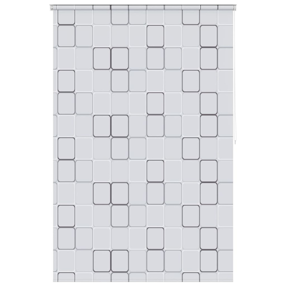 Vidaxl Shower Curtain Roller Blind 140X240cm Square Bathroom Divider Panel
