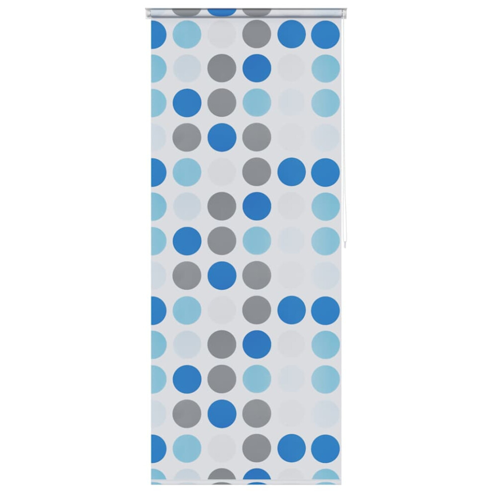Vidaxl Shower Curtain Roller Blind 100X240cm Circle Bathroom Divider Panel