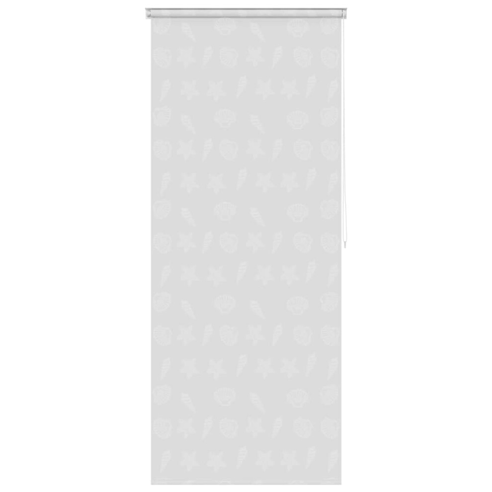 Vidaxl Shower Curtain Roller Blind 120X240cm Sea Star Bathroom Divider Panel