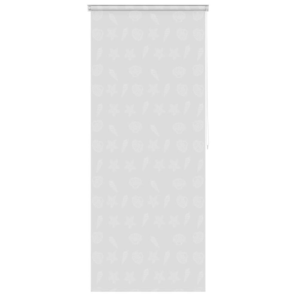 Vidaxl Shower Curtain Roller Blind 80X240cm Sea Star Bathroom Divider Panel