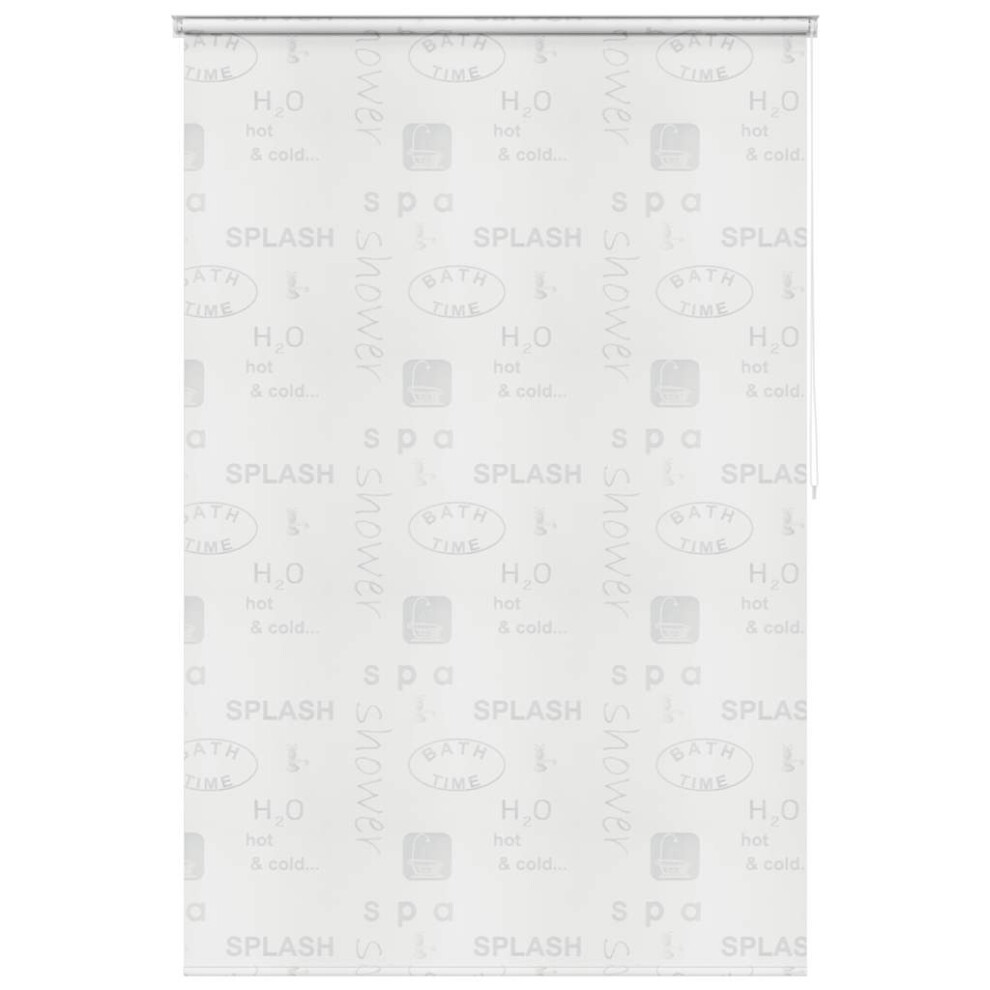 vidaXL Shower Curtain Roller Blind 160x240cm Splash Bathroom Divider Panel