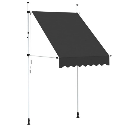 VidaXL vidaXL Einziehbare Markise Handbetrieben 150 cm Anthrazit