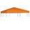 vidaXL Pavillondach 310 g/m² 3x3 m Orange 1