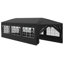 vidaXL Party Tent 3x9m Anthracite Outdoor Garden Gazebo Marquee Canopy Shelter