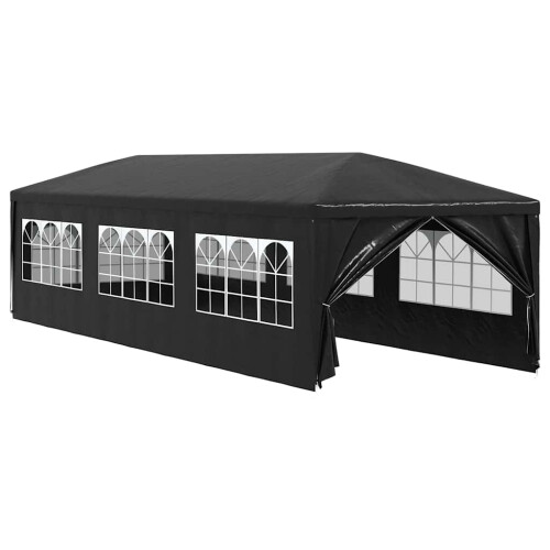 vidaXL Party Tent 3x9m Anthracite Outdoor Garden Gazebo Marquee Canopy Shelter