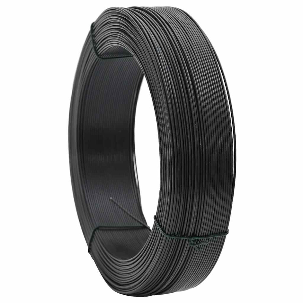Vidaxl Fence Binding Wire 1.6/2.5Mm Steel Anthracite Tension Tie Roll Wrap