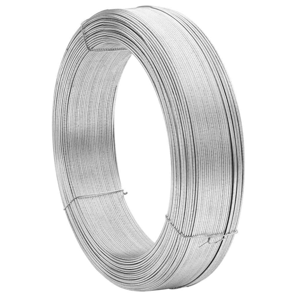 vidaXL Fence Binding Wire 2mm Steel Tension Tie Roll Wrap Wire Mesh Garden