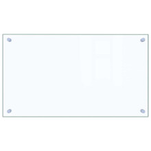 vidaXL Kitchen Backsplash Wall Panel Transparent 70 x 40 cm Tempered Glass