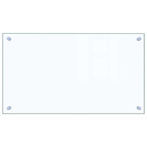 VidaXL vidaXL Kitchen Backsplash Wall Panel Transparent 70 x 40 cm Tempered Glass