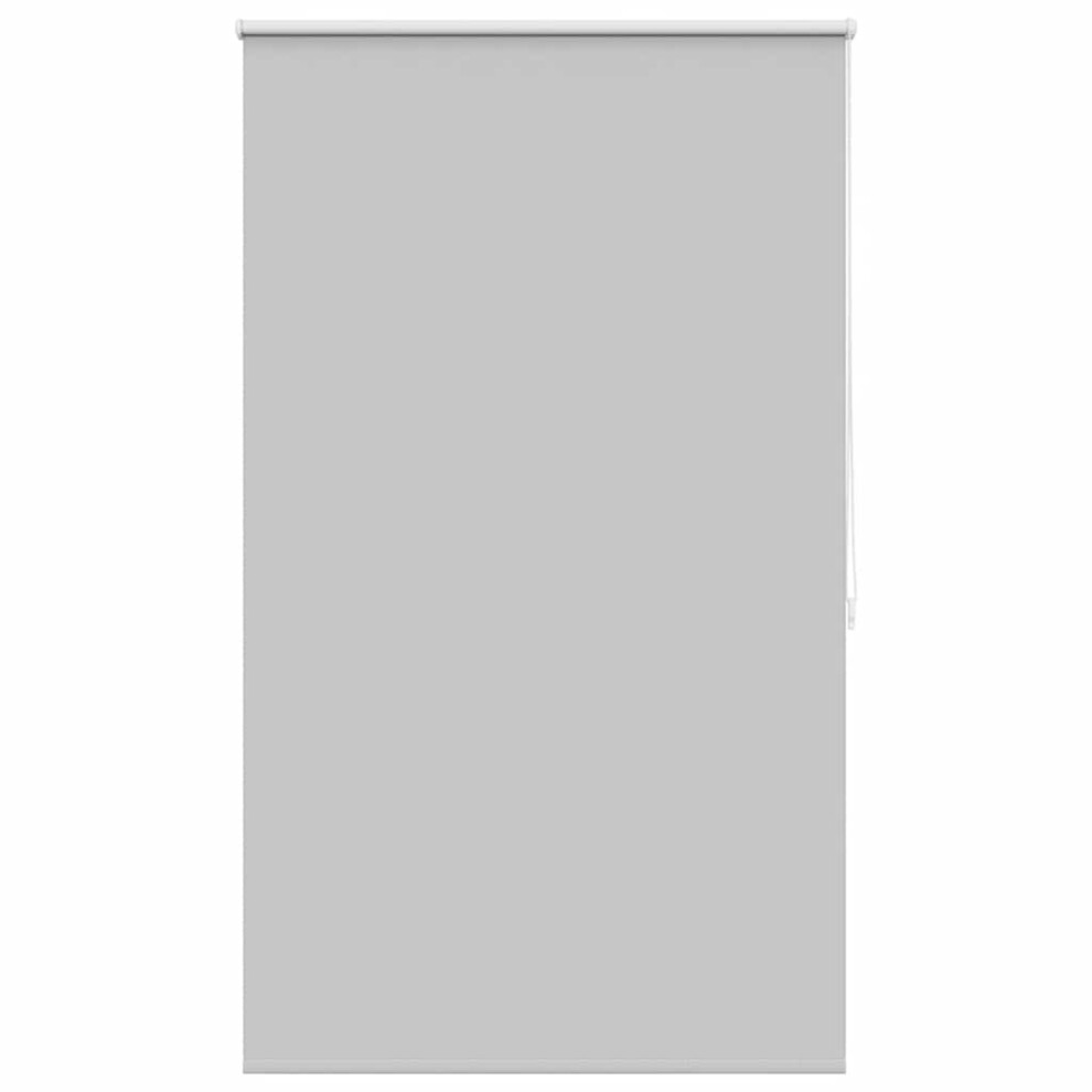 vidaXL Roller Blind Blackout 80x175cm Grey Home Window Curtain Drape Shade
