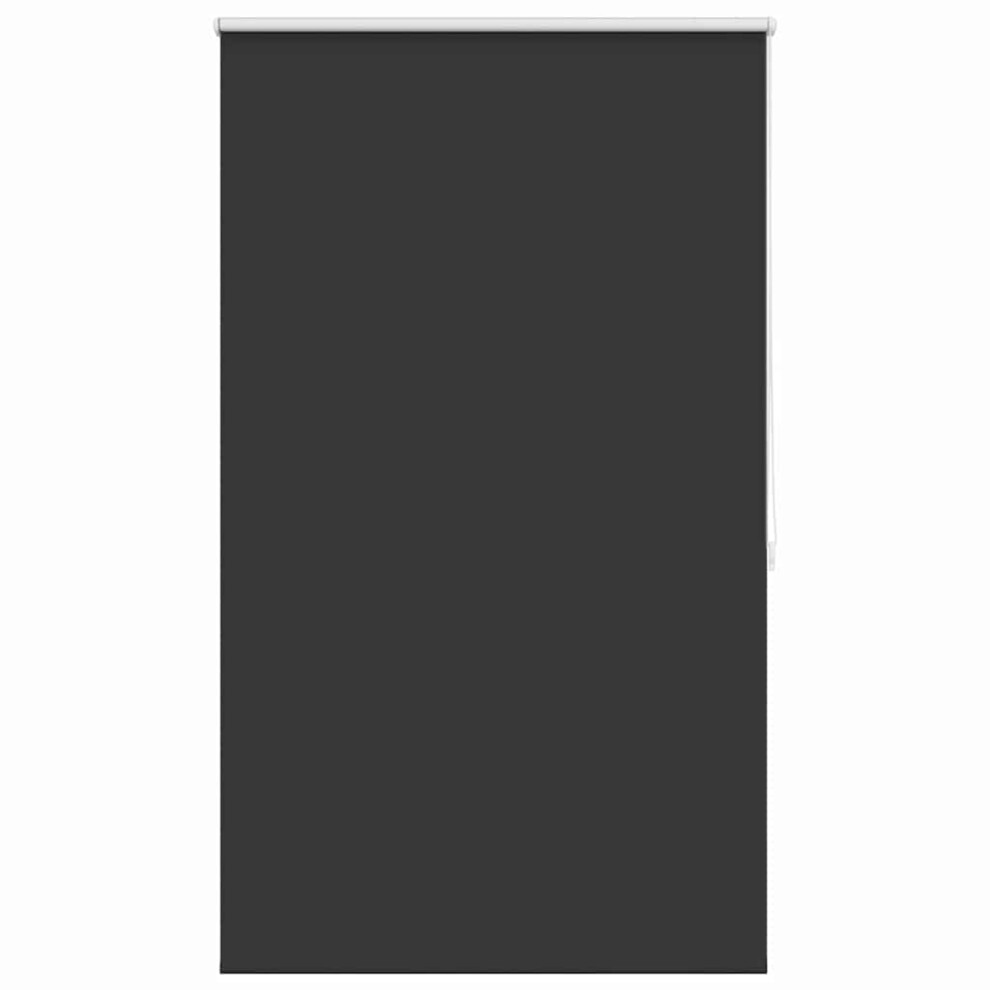vidaXL Roller blind blackout 104.4x175 cm Fabric Width 100 cm black - Image 2