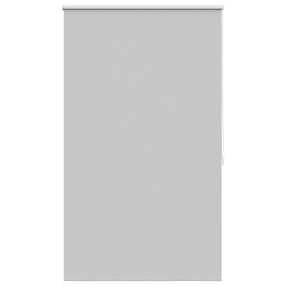 vidaXL Roller Blind Blackout 100x175cm Grey Window Curtain Drape Sunscreen