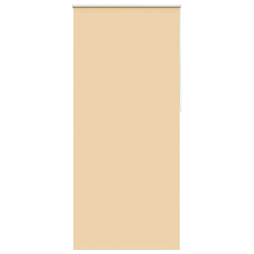 Vidaxl Roller Blind Blackout 100X230cm Window Curtain Shade Sunscreen Beige