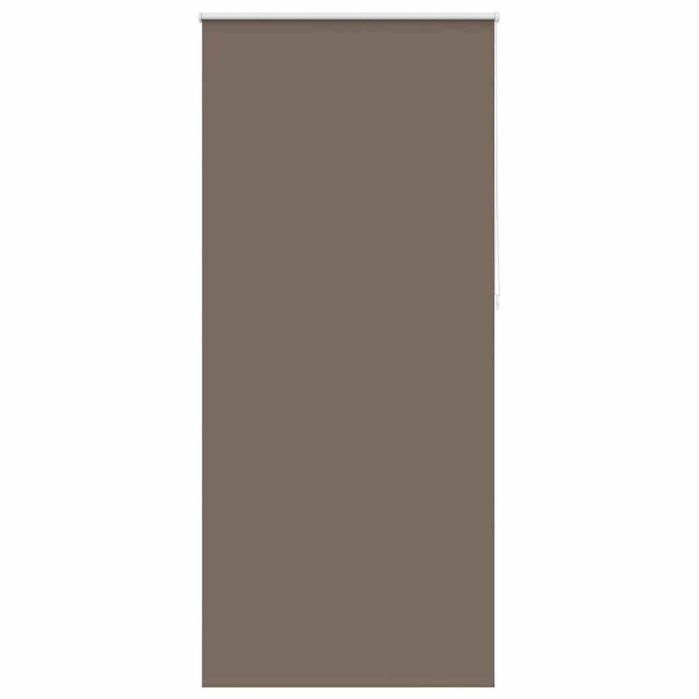 Vidaxl Roller Blind Blackout 120X230cm Coffee Window Curtain Shade Sunscreen Light