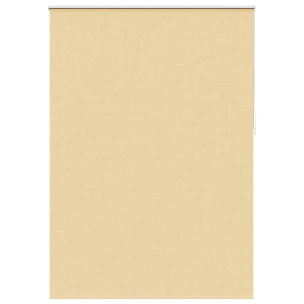 Vidaxl Roller Blind Blackout 160X230cm Window Curtain Shade Sunscreen Beige
