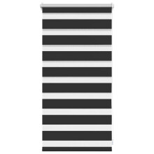 vidaXL Zebra Blind 40x100cm Black Home Office Window Roller Shade Sunscreen