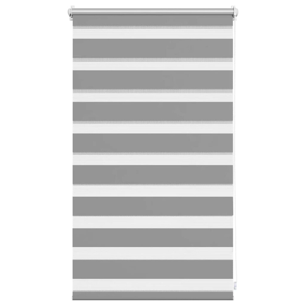 Vidaxl (Grey, 50 X 100 Cm) Zebra Blinds Alternative Parallel Roller Blind Window Privacy Screen