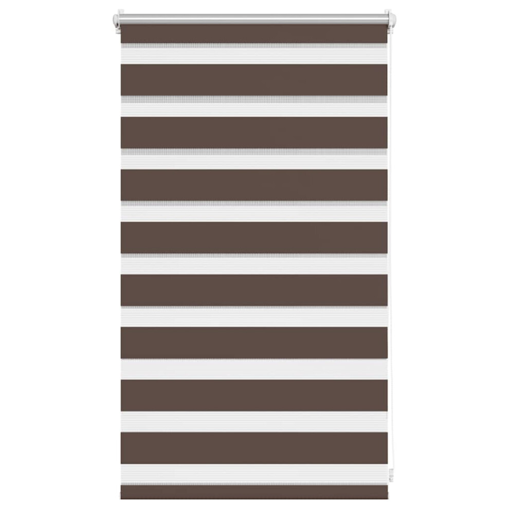 Vidaxl (, 50 X 100 Cm) Zebra Blinds Alternative Parallel Roller Blind Window Privacy Screen Brown