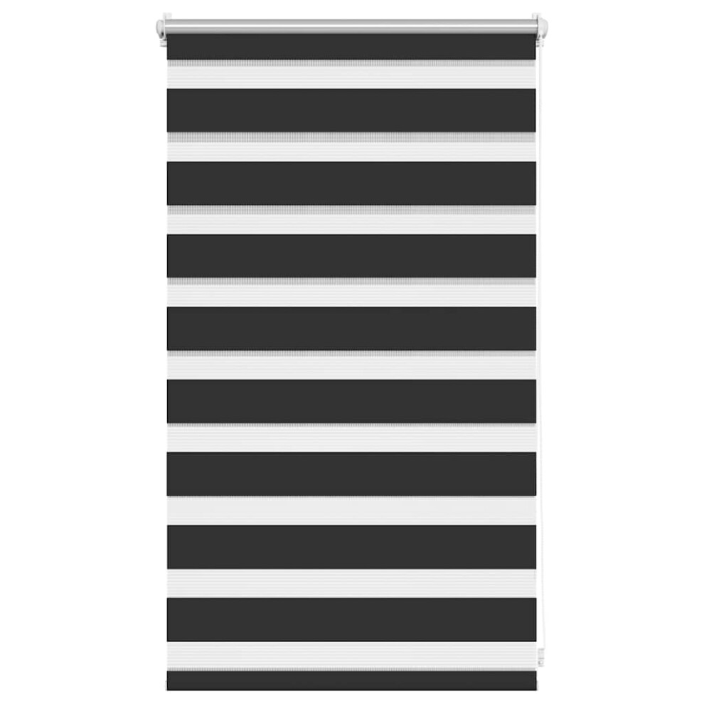 vidaXL Zebra Blind 50x100cm Black Home Office Window Roller Shade Sunscreen
