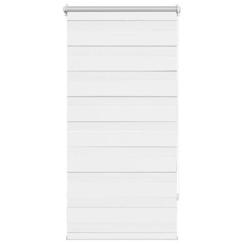 VidaXL vidaXL Zebra-Rollo 80,9 x 150 cm, Stoffbreite 76,7 cm, Weiß