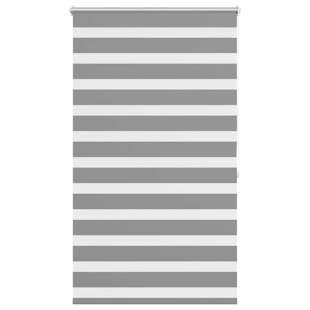 vidaXL Zebra Blind 80x175cm Grey Home Office Window Roller Shade Sunscreen