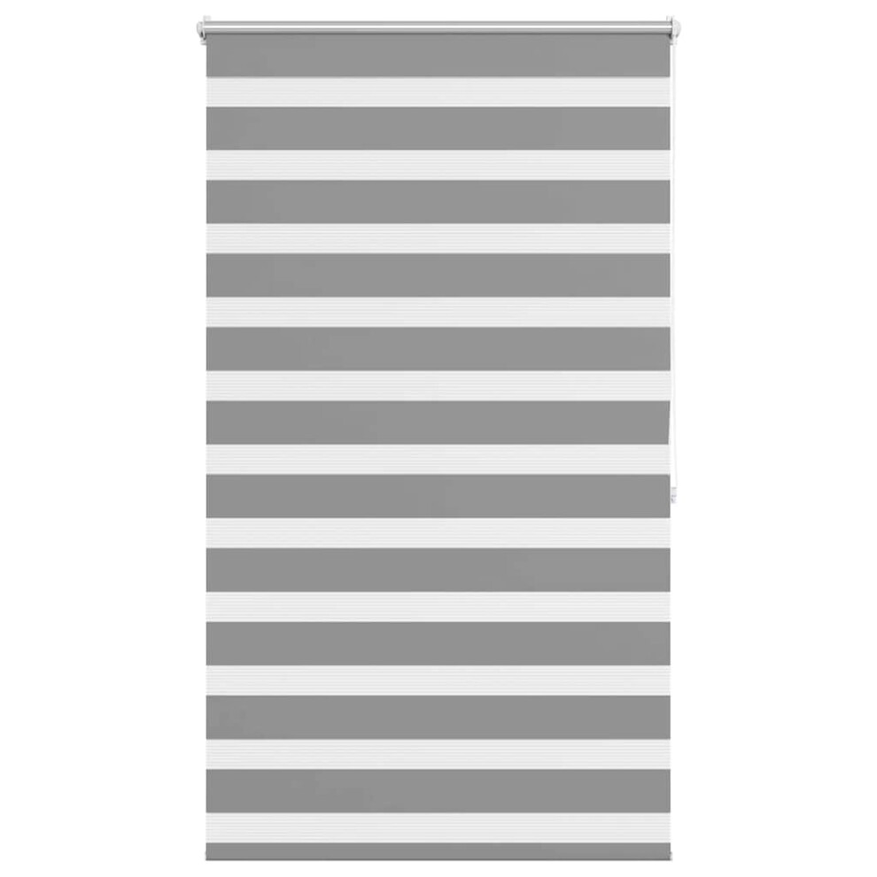 vidaXL Zebra Blind 100x175cm Grey Home Office Window Sunscreen Curtain Shade