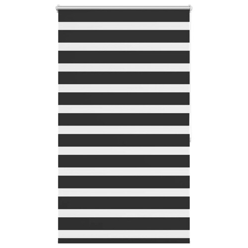VidaXL (black, 100 x 175 cm) vidaXL Zebra Blinds Alternative Parallel Roller Blind Window Privacy Screen
