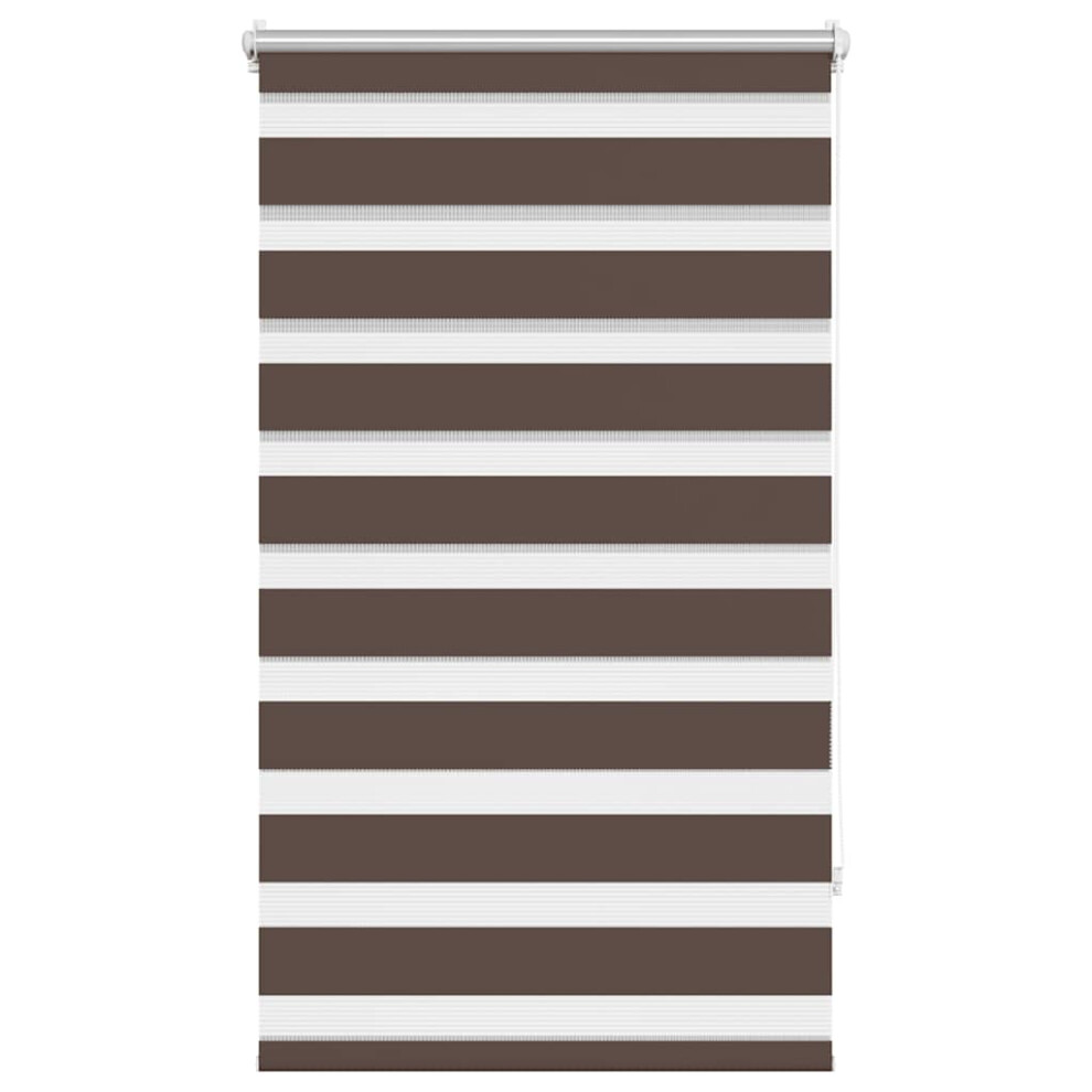 Vidaxl Roller Blind Blackout 90X150cm Coffee Daynight Window Blinds Sunscreen Quality
