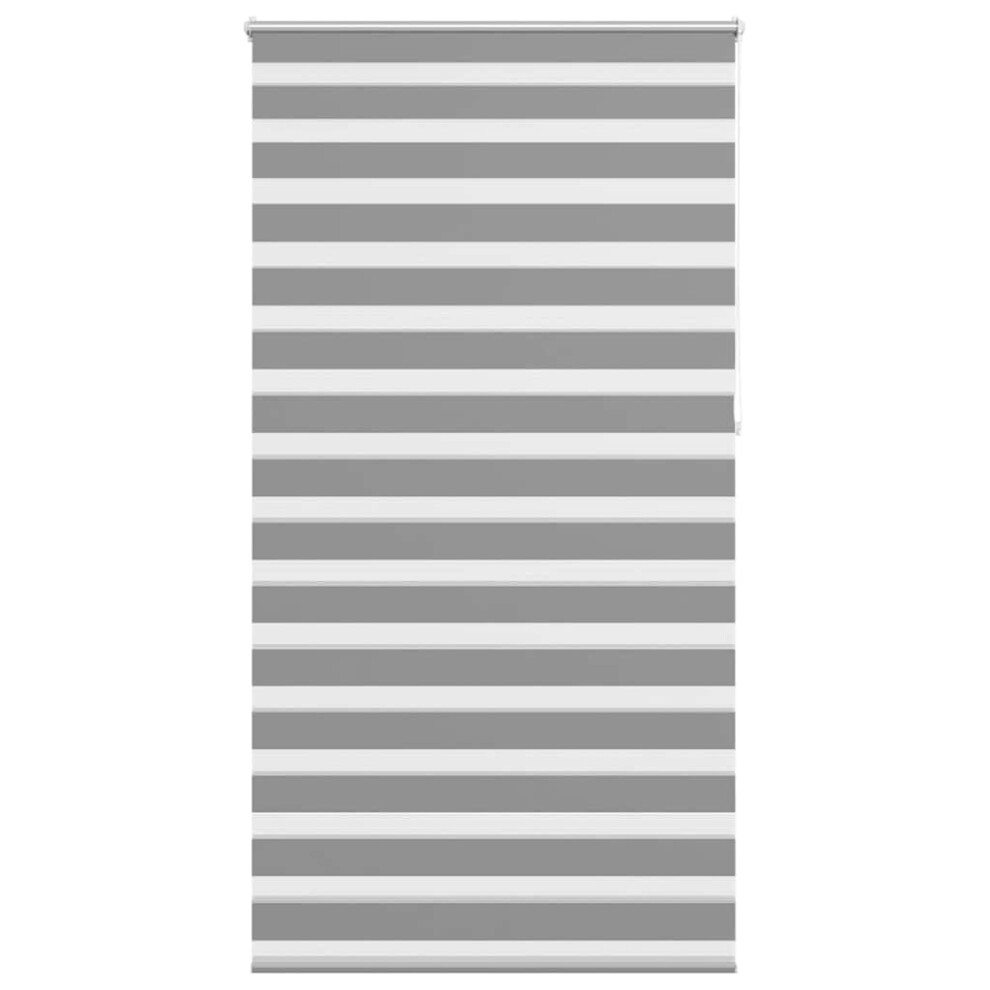 Vidaxl Zebra Blind 120X230cm Home Office Window Roller Shade Sunscreen Grey