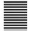 VidaXL (black, 120 x 175 cm) vidaXL Zebra Blinds Alternative Parallel Roller Blind Window Privacy Screen 1