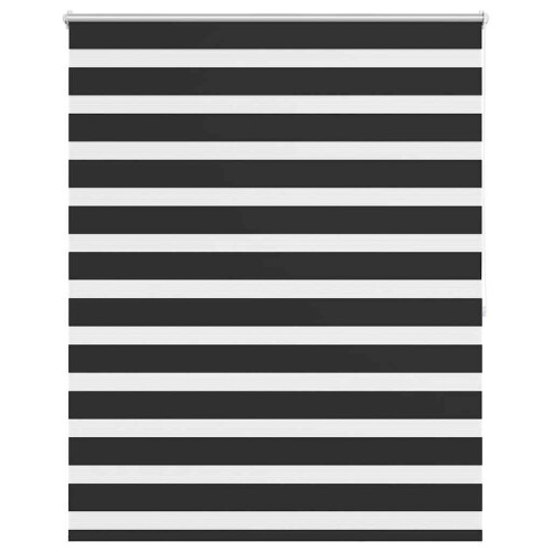 VidaXL (black, 120 x 175 cm) vidaXL Zebra Blinds Alternative Parallel Roller Blind Window Privacy Screen