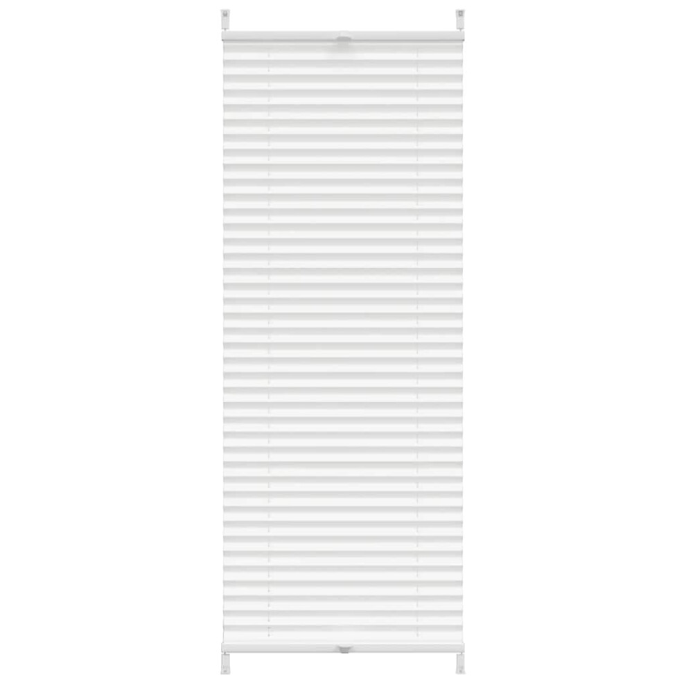 Vidaxl Plisse Blind 50X150cm Pleated Daynight Window Sunscreen Drape White