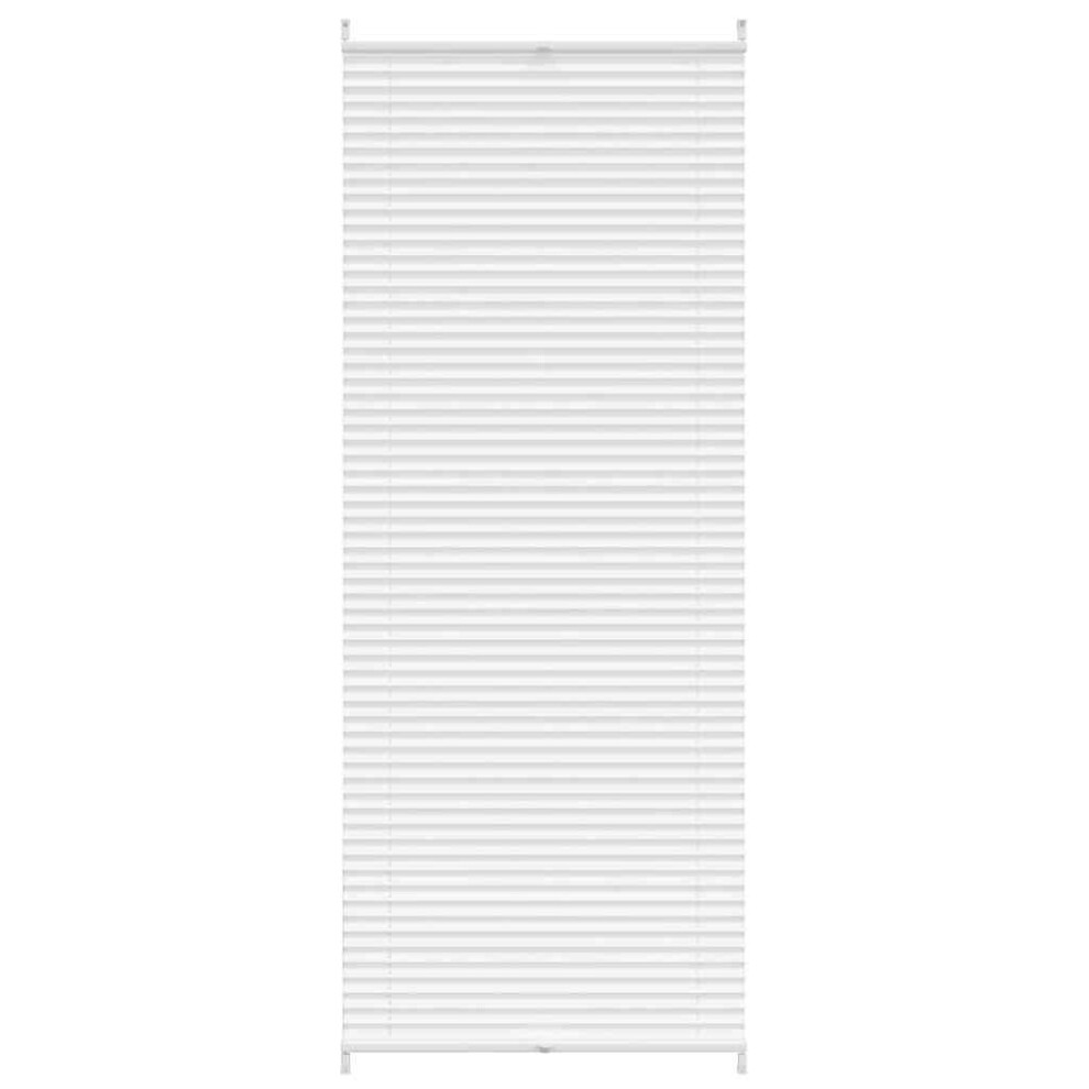 Vidaxl Plisse Blind 90X200cm Pleated Daynight Window Sunscreen Drape White