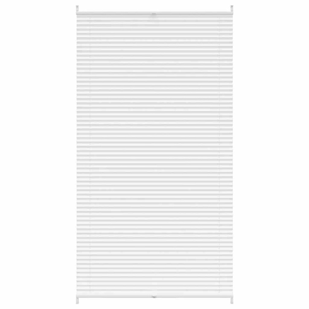 Vidaxl Plisse Blind 100X200cm Pleated Window Curtain Shade Sunscreen White